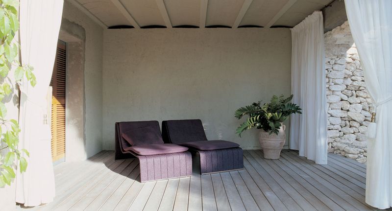 Paola Lenti Шезлонг Frame Left от Paola Lenti — в интерьере