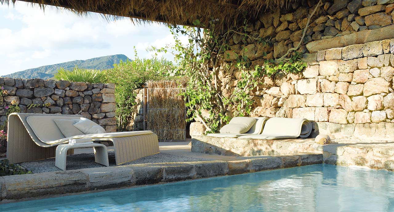 Paola Lenti Шезлонг Frame Left от Paola Lenti — в интерьере