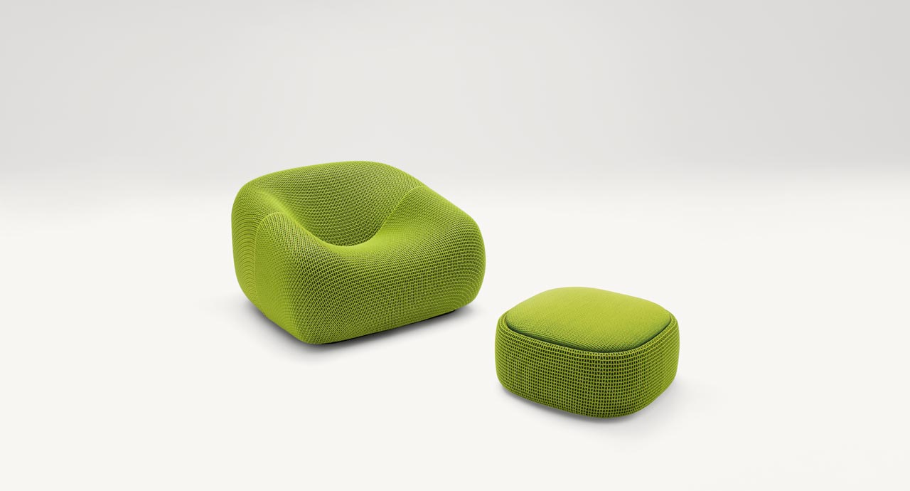 Paola Lenti Кресло Smile Outdoor от Paola Lenti — в интерьере