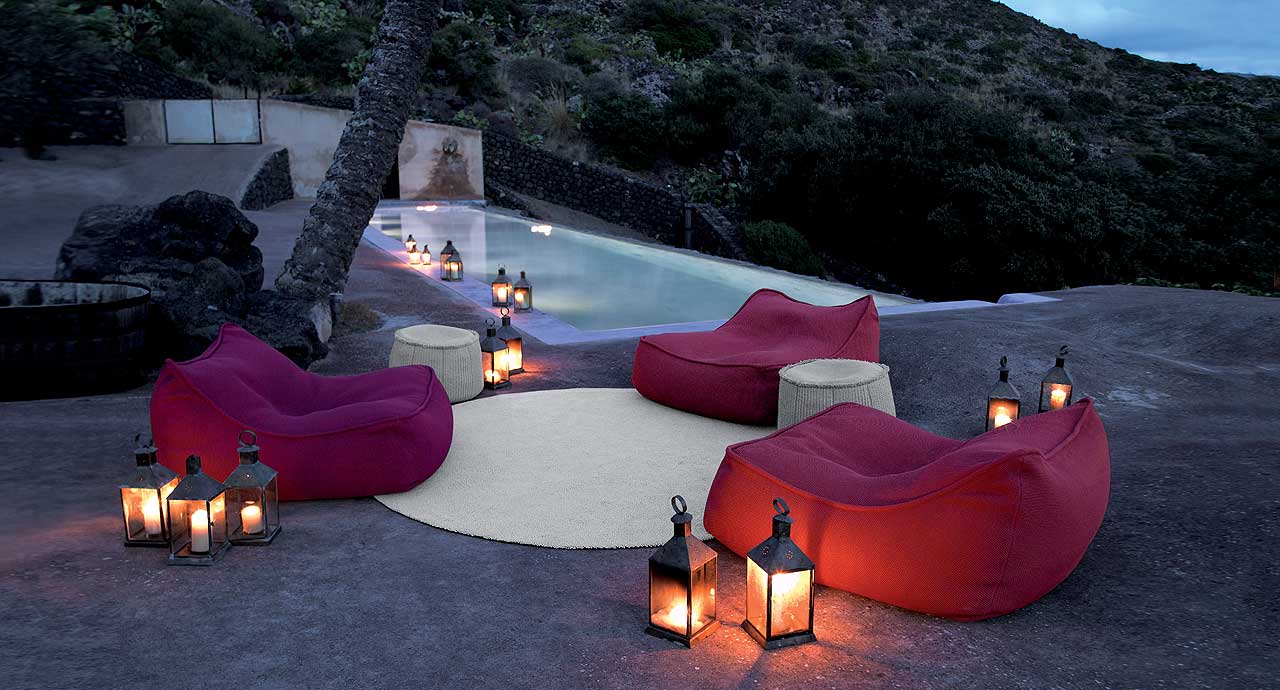 Paola Lenti Кресло Float, Float mini Outdoor от Paola Lenti — в интерьере