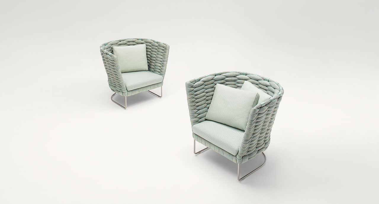 Paola Lenti Уличное кресло Ami Outdoor от Paola Lenti — в интерьере