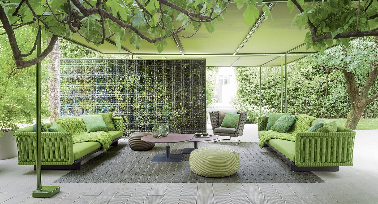 Paola Lenti Уличное кресло Ami Outdoor от Paola Lenti — в интерьере