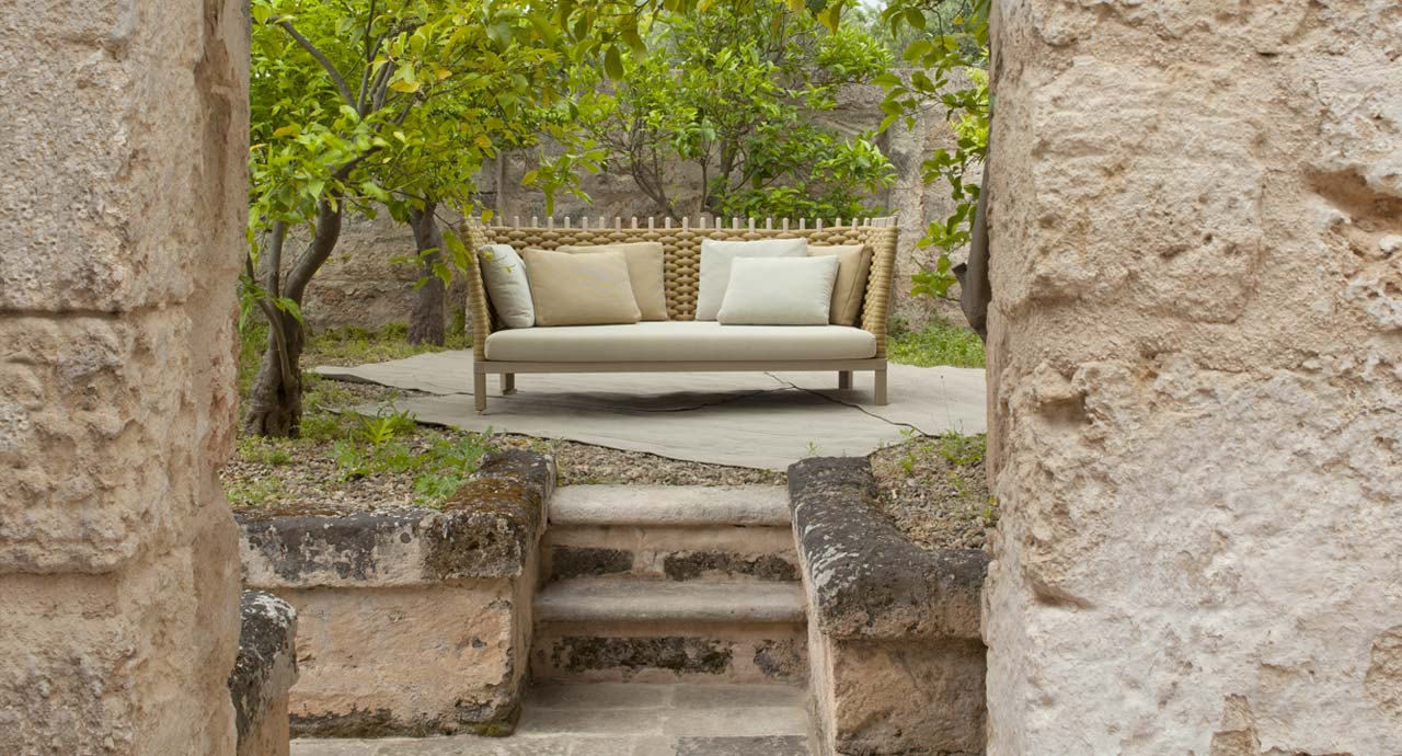 Paola Lenti Диван Wabi от Paola Lenti — в интерьере