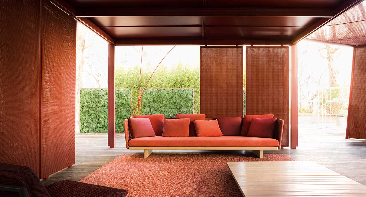 Paola Lenti Диван Sabi от Paola Lenti — в интерьере