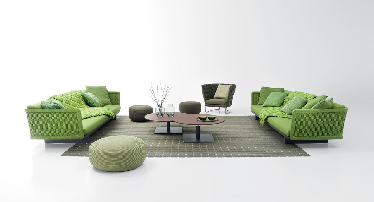 Paola Lenti Диван Sabi от Paola Lenti — в интерьере