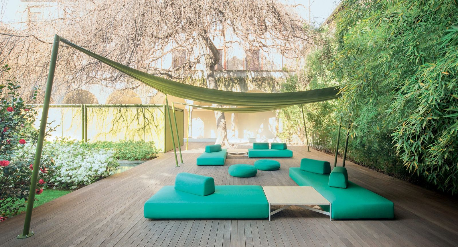 Paola Lenti Диван Orlando Outdoor от Paola Lenti — в интерьере