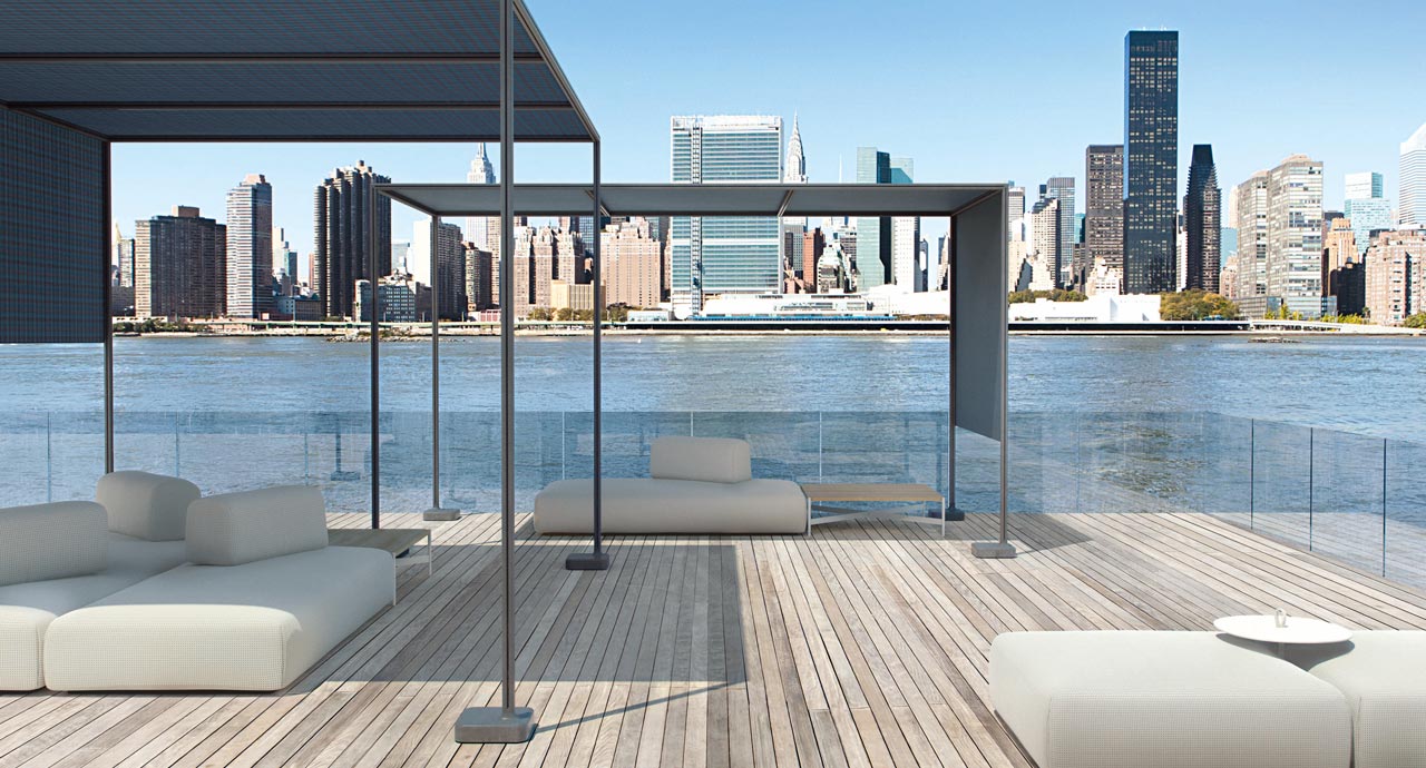 Paola Lenti Диван Orlando Outdoor от Paola Lenti — в интерьере