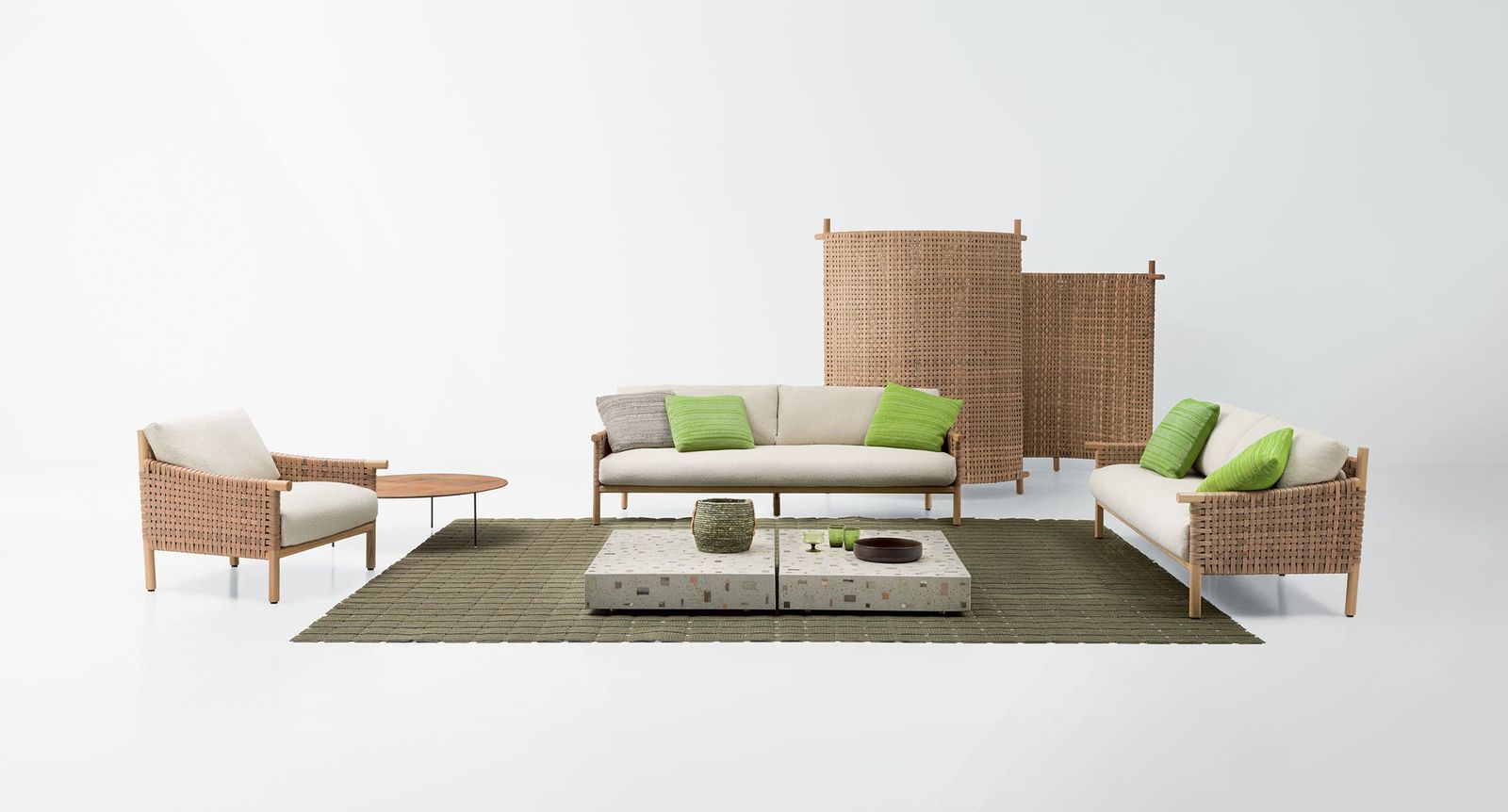 Paola Lenti Диван Kiori от Paola Lenti — в интерьере