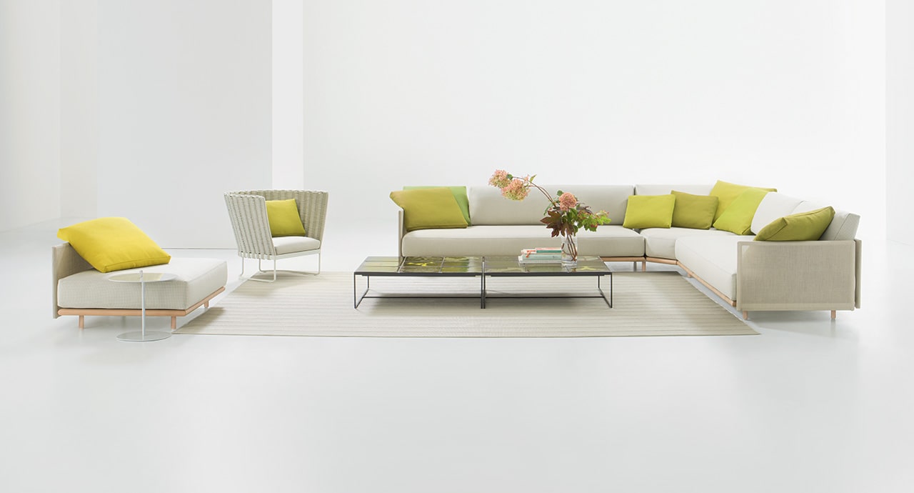 Paola Lenti Диван Harbour от Paola Lenti — в интерьере