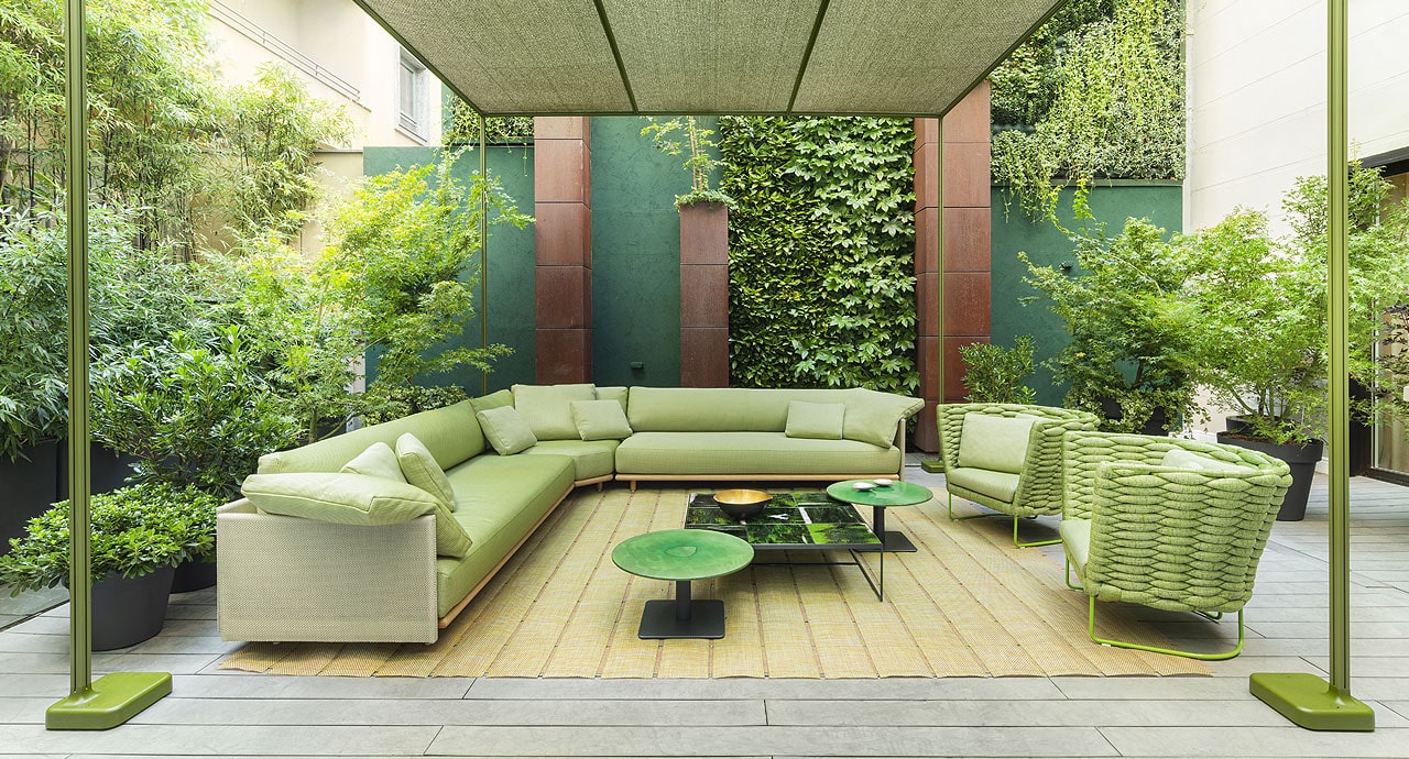Paola Lenti Диван Harbour от Paola Lenti — в интерьере