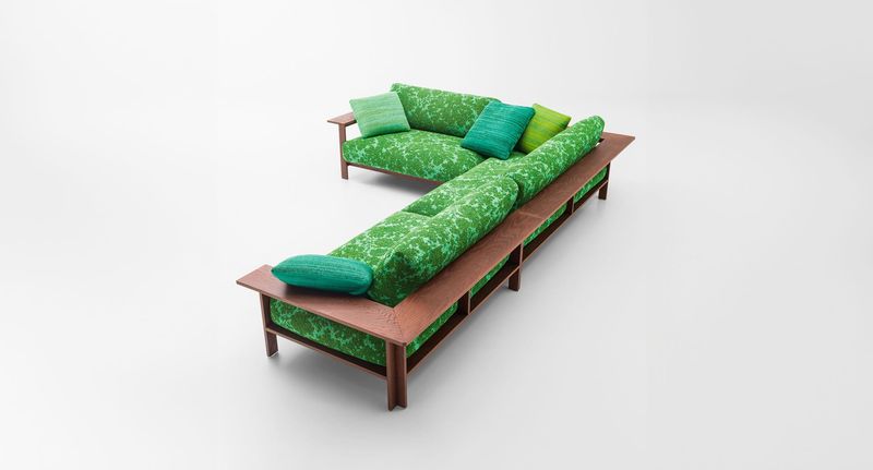 Paola Lenti Диван Frei Outdoor от Paola Lenti — в интерьере