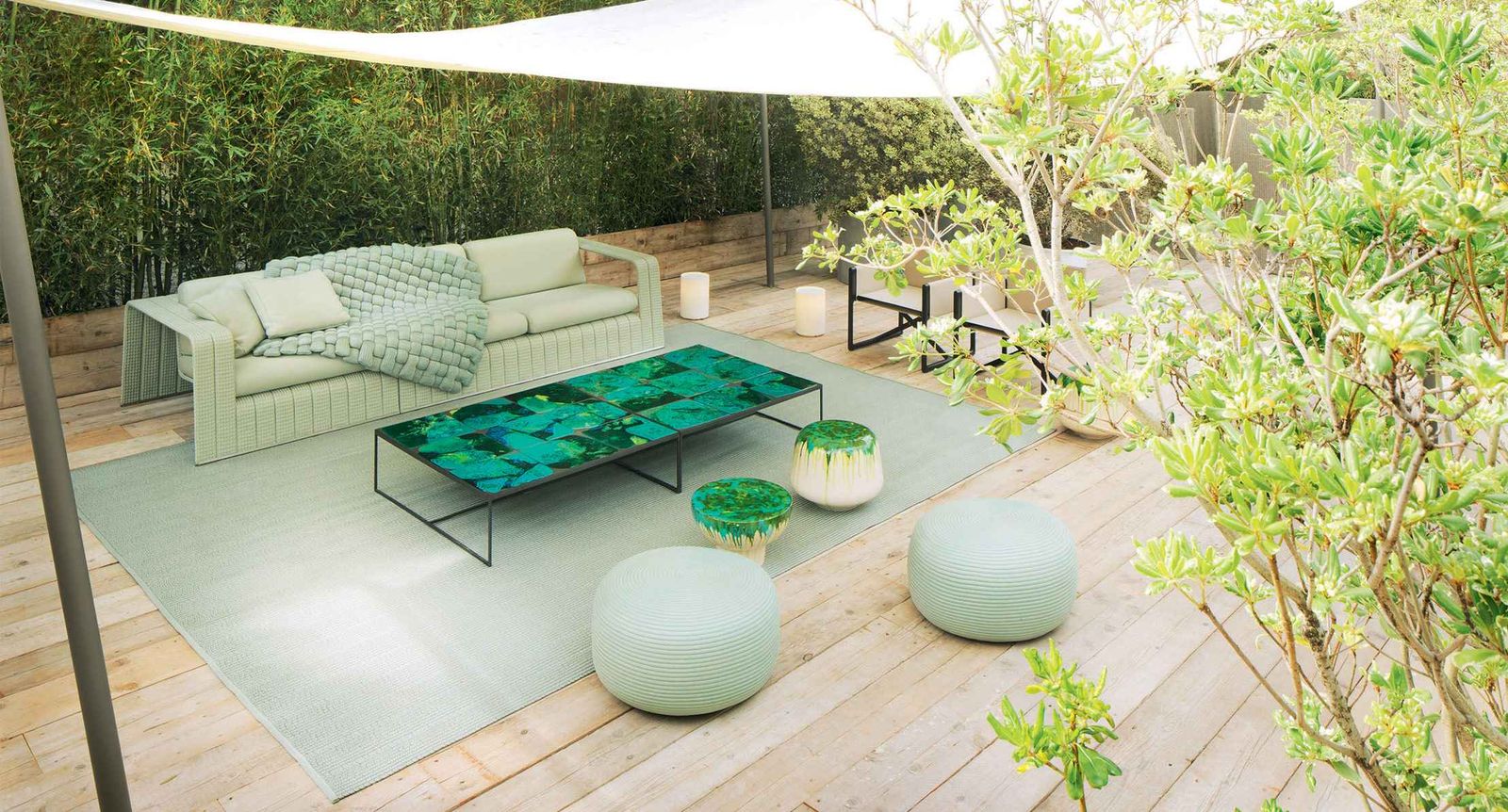 Paola Lenti Диван Frame от Paola Lenti — в интерьере