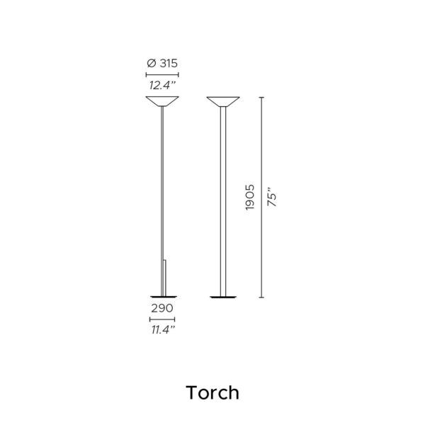 Contardi Торшер Fly torch от Contardi