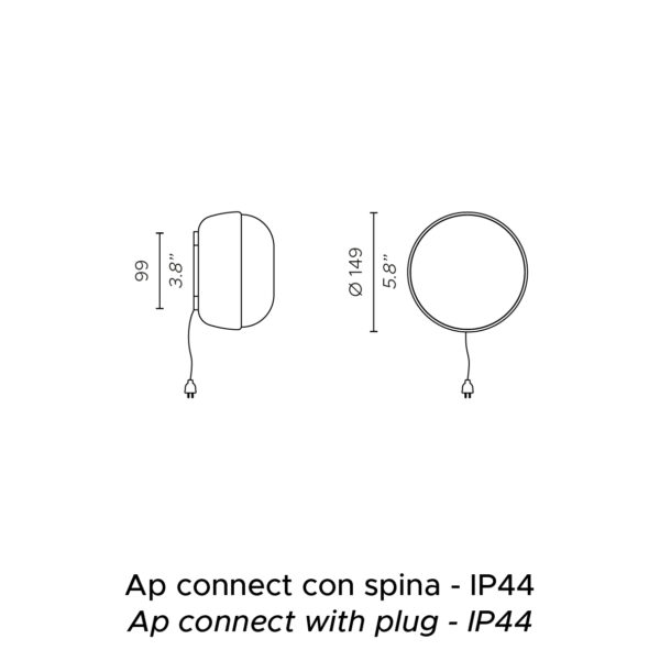 Contardi Бра Kiki ap connect от Contardi