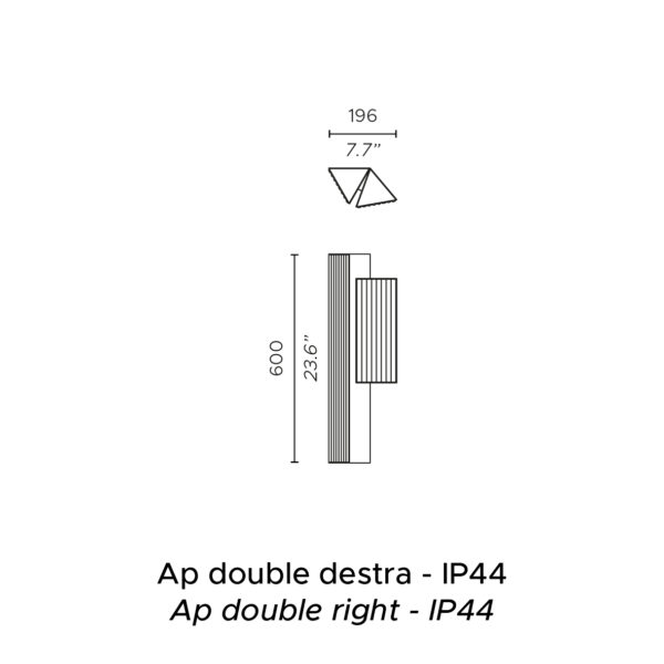 Contardi Бра Stick ap double от Contardi