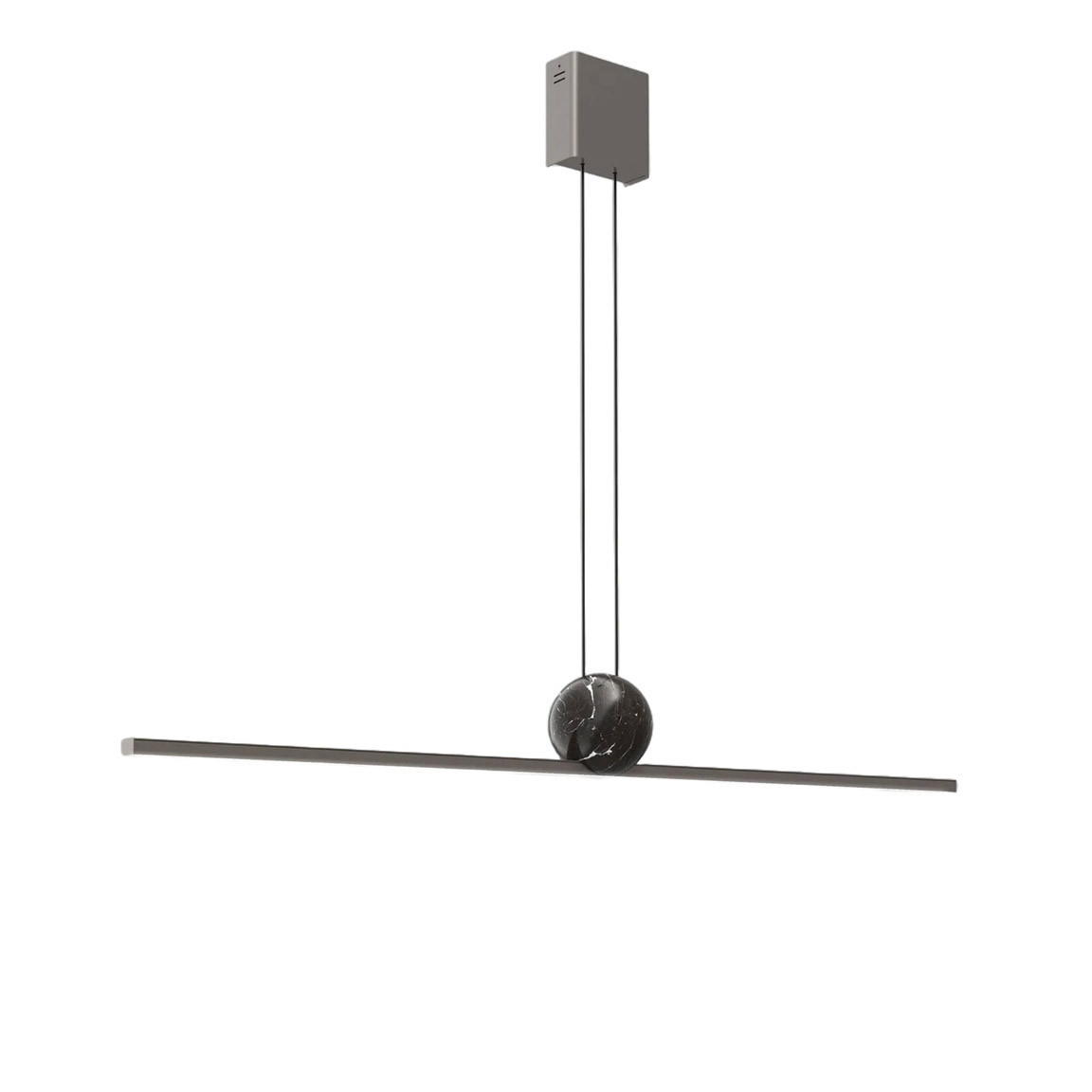 Italamp Люстра Regolo 8146/S Warm grey / Black Marquina от Italamp