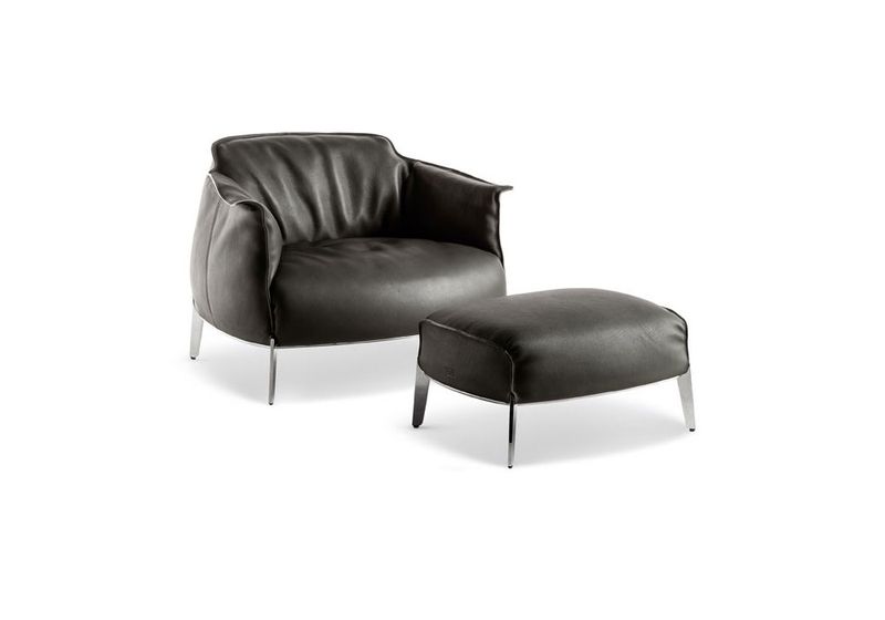 Poltrona Frau Пуф Archibald Gran Comfort Safari Buffalo от Poltrona Frau