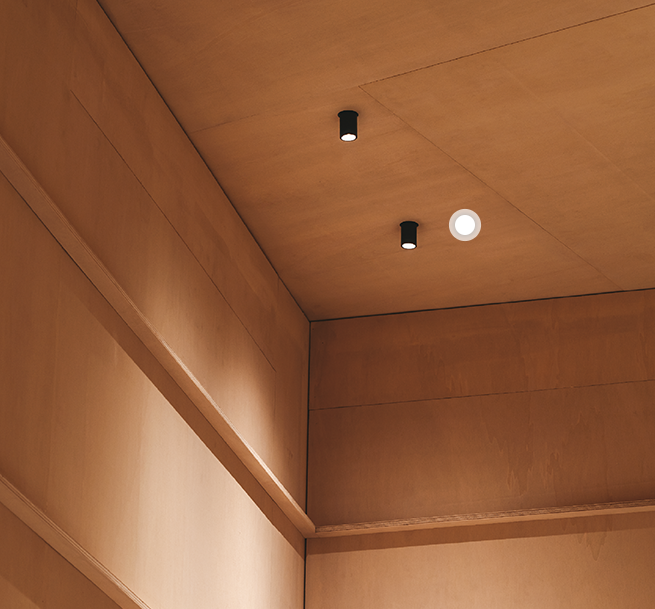 Vibia Потолочный светильник Bind solo от Vibia — в интерьере
