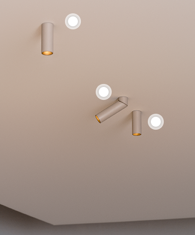 Vibia Потолочный светильник Bind solo от Vibia — в интерьере