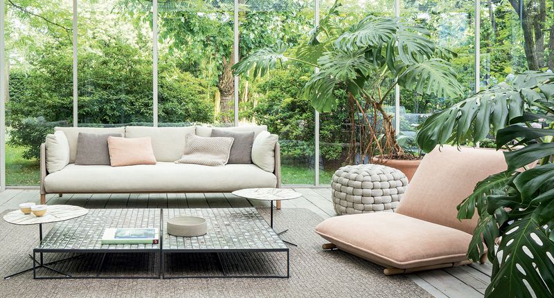 Paola Lenti Кресло-шезлонг Hiro от Paola Lenti — в интерьере
