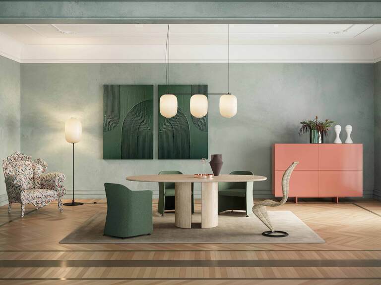 Cappellini Стол Dolmen от Cappellini — в интерьере