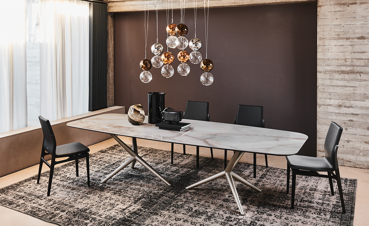 Cattelan Italia Стол Atlantis Crystalart / Keramik от Cattelan Italia — в интерьере