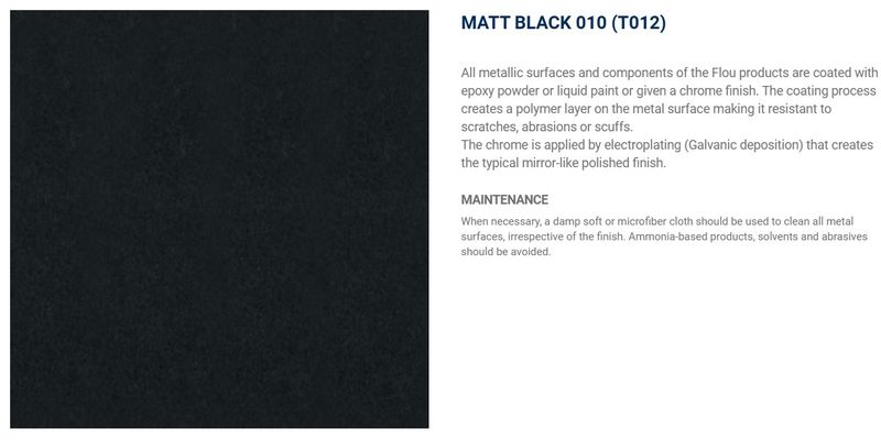 Flou Кофейный столик Pierre 45 Matt black от Flou