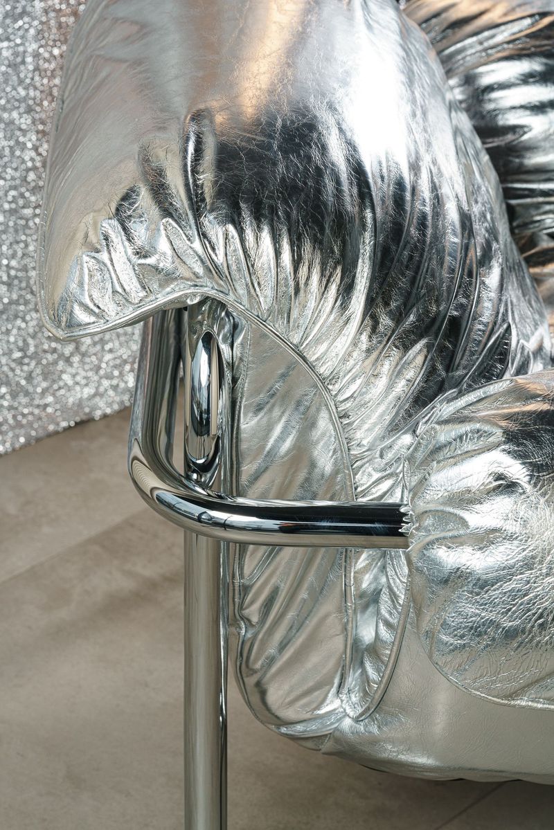 Baxter Кресло So Good Leather Silver от Baxter — в интерьере