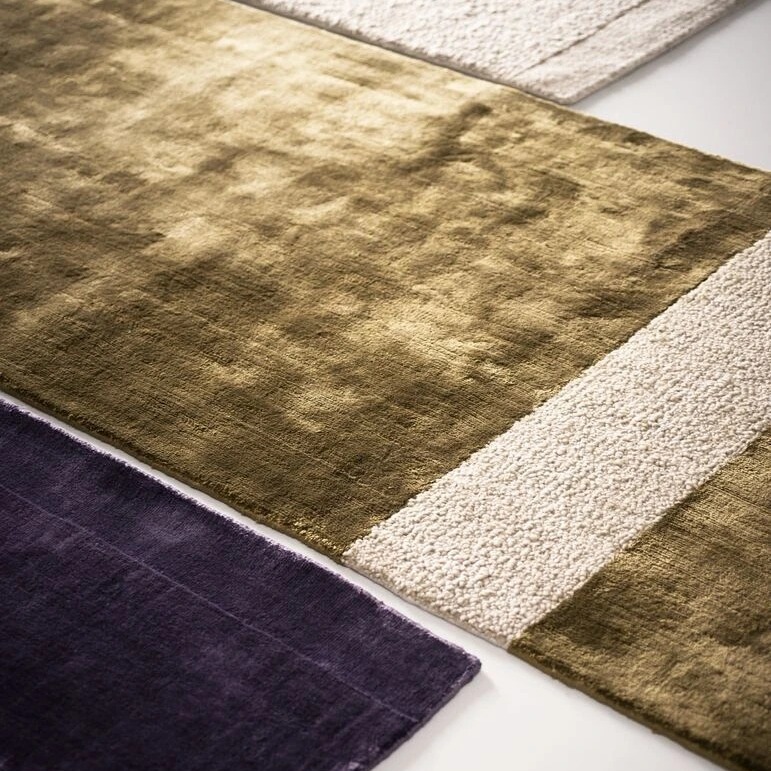 Baxter Ковер Terai A Base Olive /Decorazione Nuage от Baxter — в интерьере