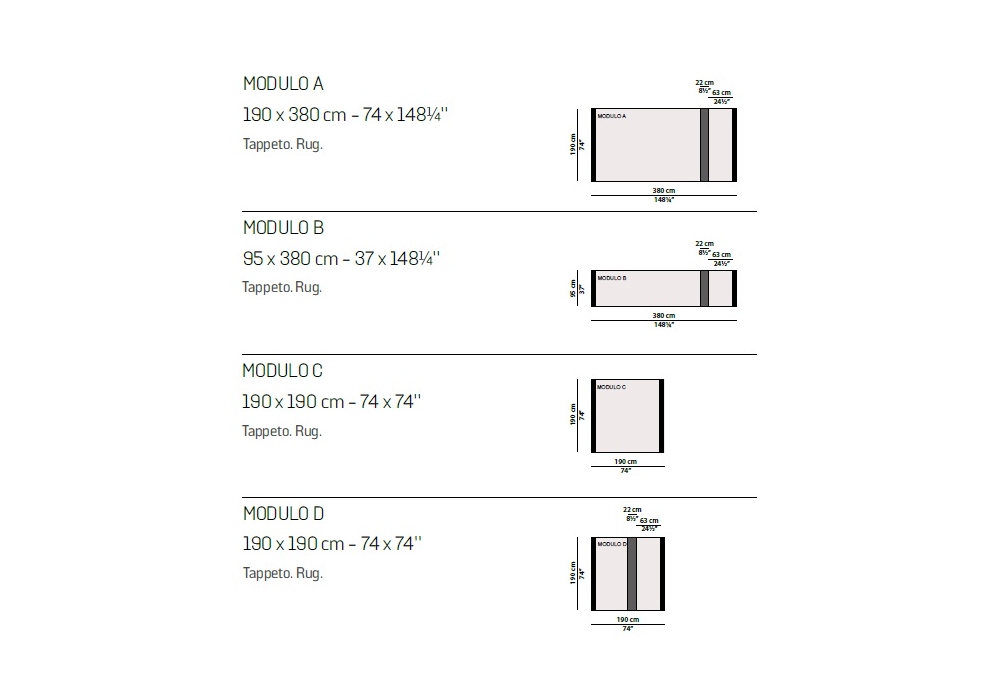 Baxter Ковер Terai Base Brick / Decorazione Charcoal 190*190 от Baxter