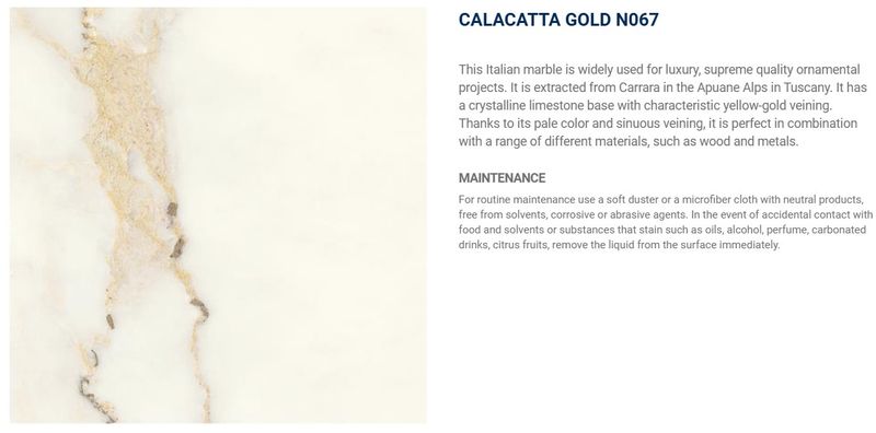 Flou Комод с мраморным топом Gentleman Calacatta gold от Flou