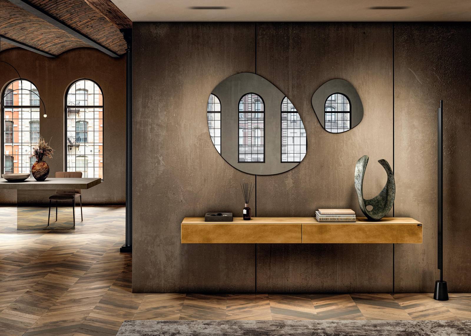 Lago Консоль Materia от Lago — в интерьере