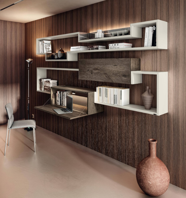 Lago Стеллаж/библиотека Space Saving от Lago — в интерьере