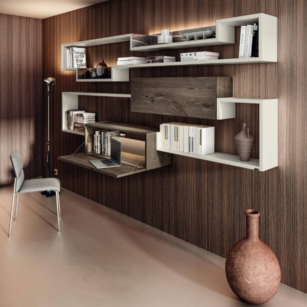 Lago Стеллаж/библиотека LagoLinea Study от Lago — в интерьере
