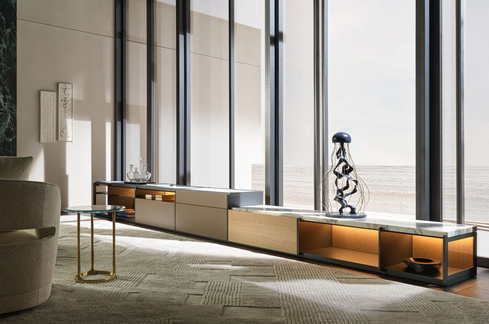 Molteni&C Комод Logos от Molteni & C — в интерьере