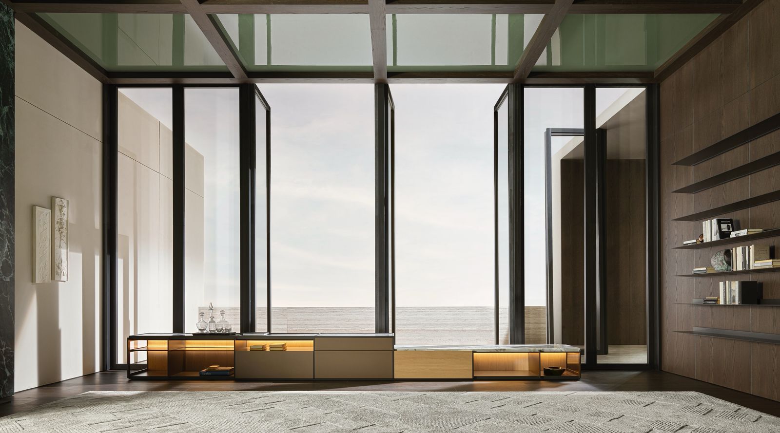 Molteni&C Комод Logos от Molteni & C — в интерьере