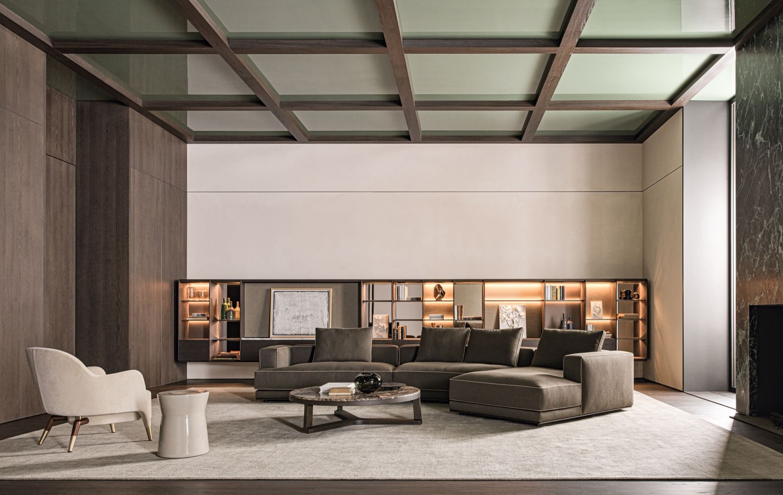 Molteni&C Уличный журнальный столик Picea от Molteni & C — в интерьере