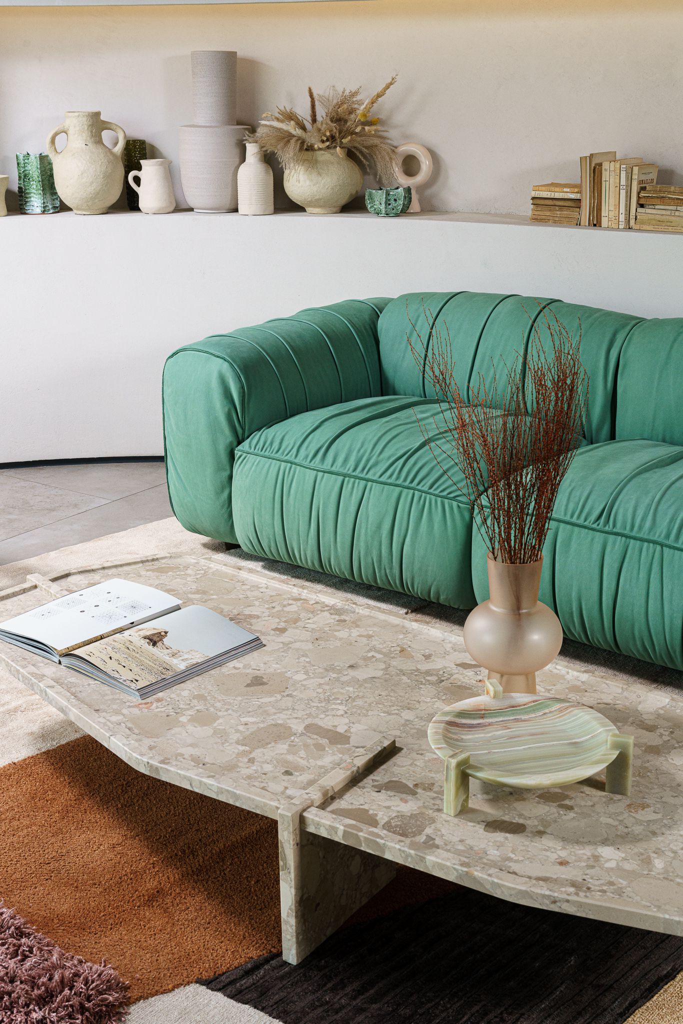 Baxter Журнальный столик Lana Wildflower marble от Baxter — в интерьере