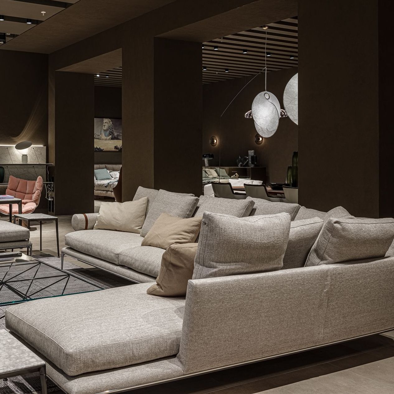 B&B Italia Угловой диван B&B Atoll Soft от B&B Italia — в интерьере