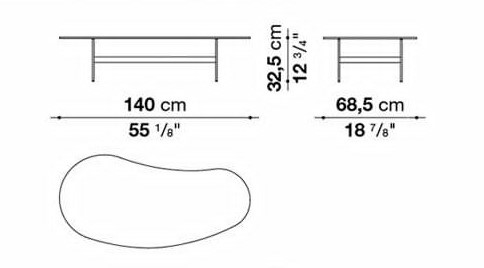 B&B Italia Журнальный столик Formiche FR140_1 от B&B Italia