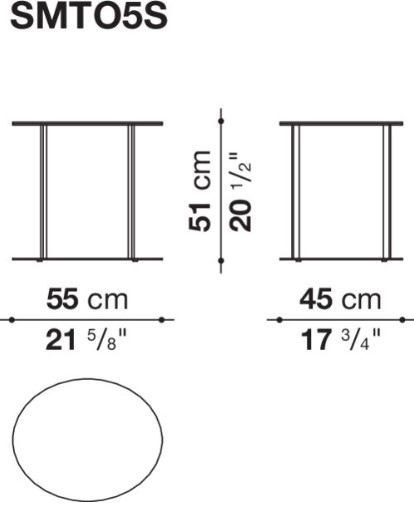 Maxalto Журнальный столик Elios Oval SMTO5S от Maxalto