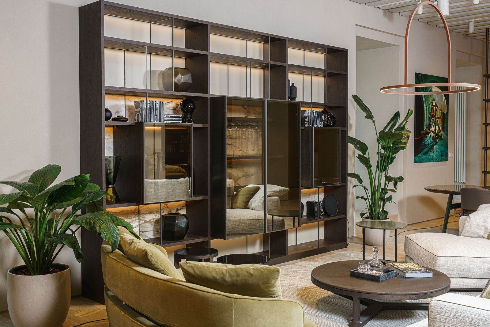 Molteni&C Модульная композиция 505 387см от Molteni & C — в интерьере