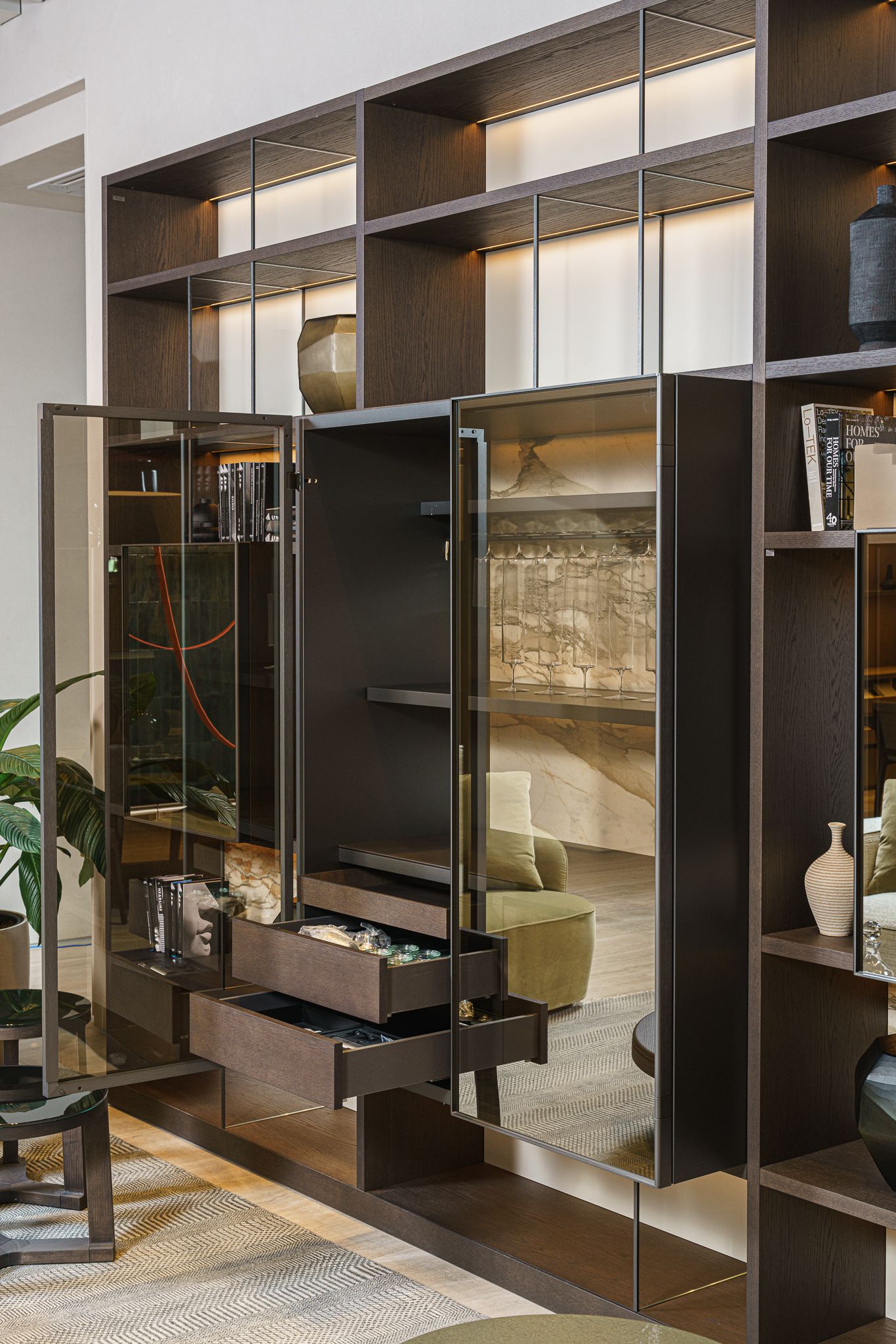 Molteni&C Модульная композиция 505 387см от Molteni & C — в интерьере