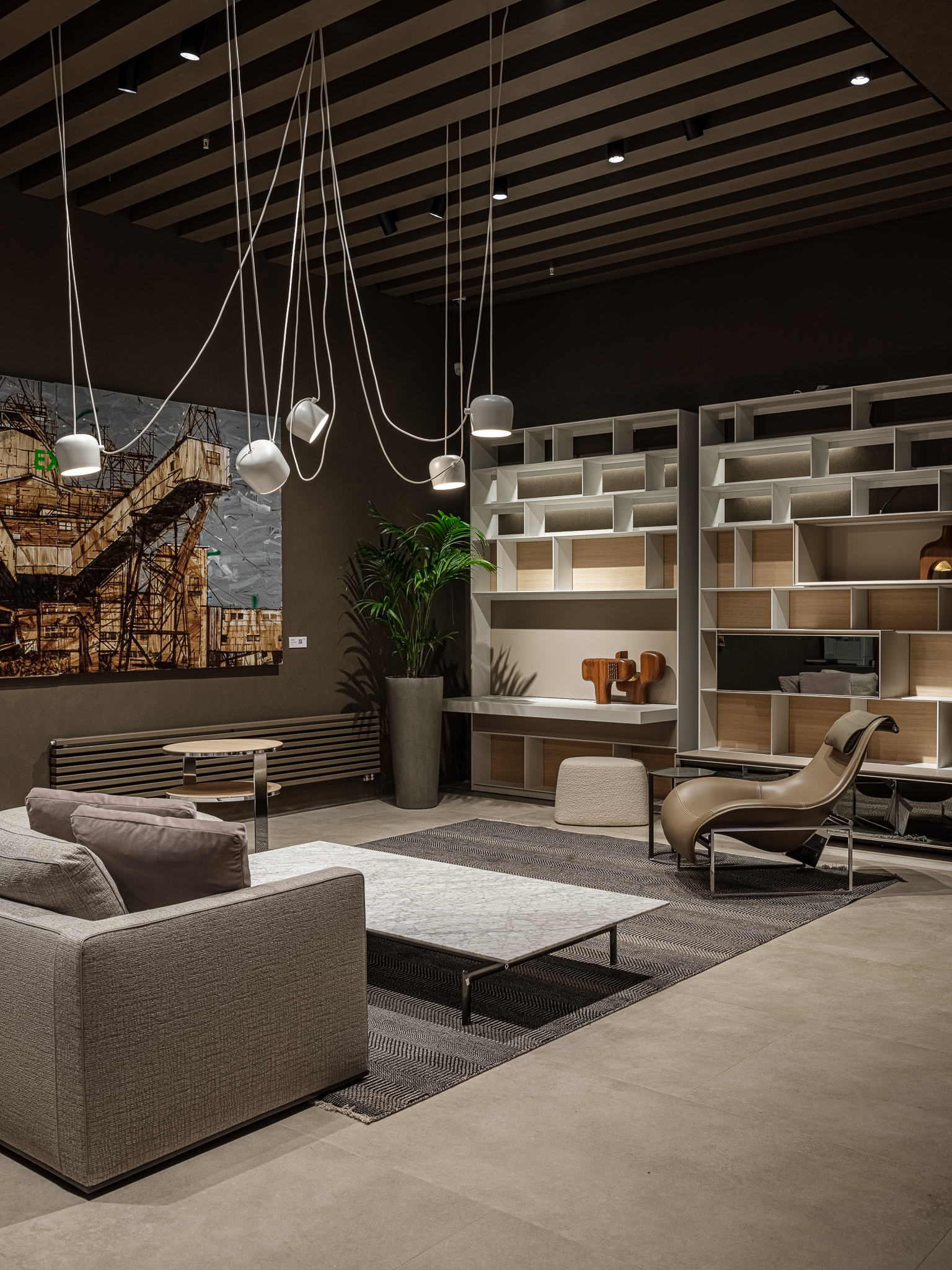 B&B Italia Столик с двумя топами Eileen от B&B Italia — в интерьере