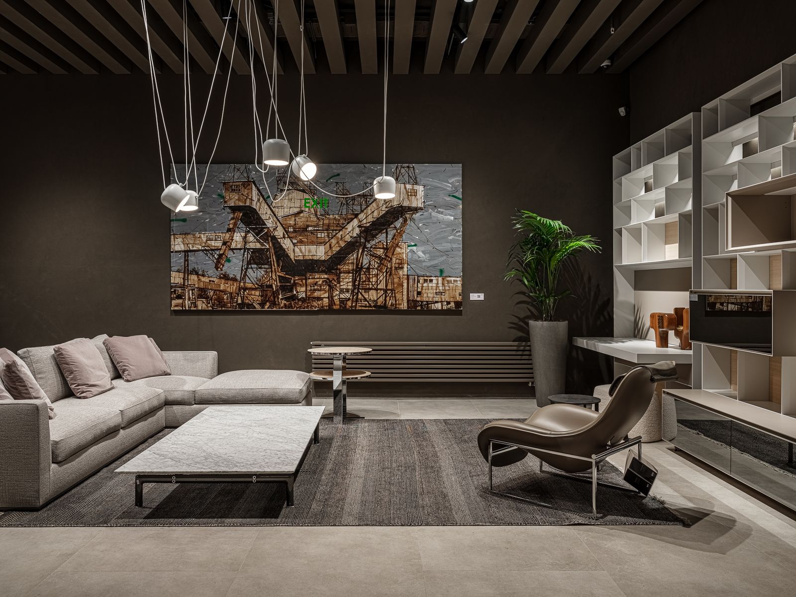 B&B Italia Столик с двумя топами Eileen от B&B Italia — в интерьере