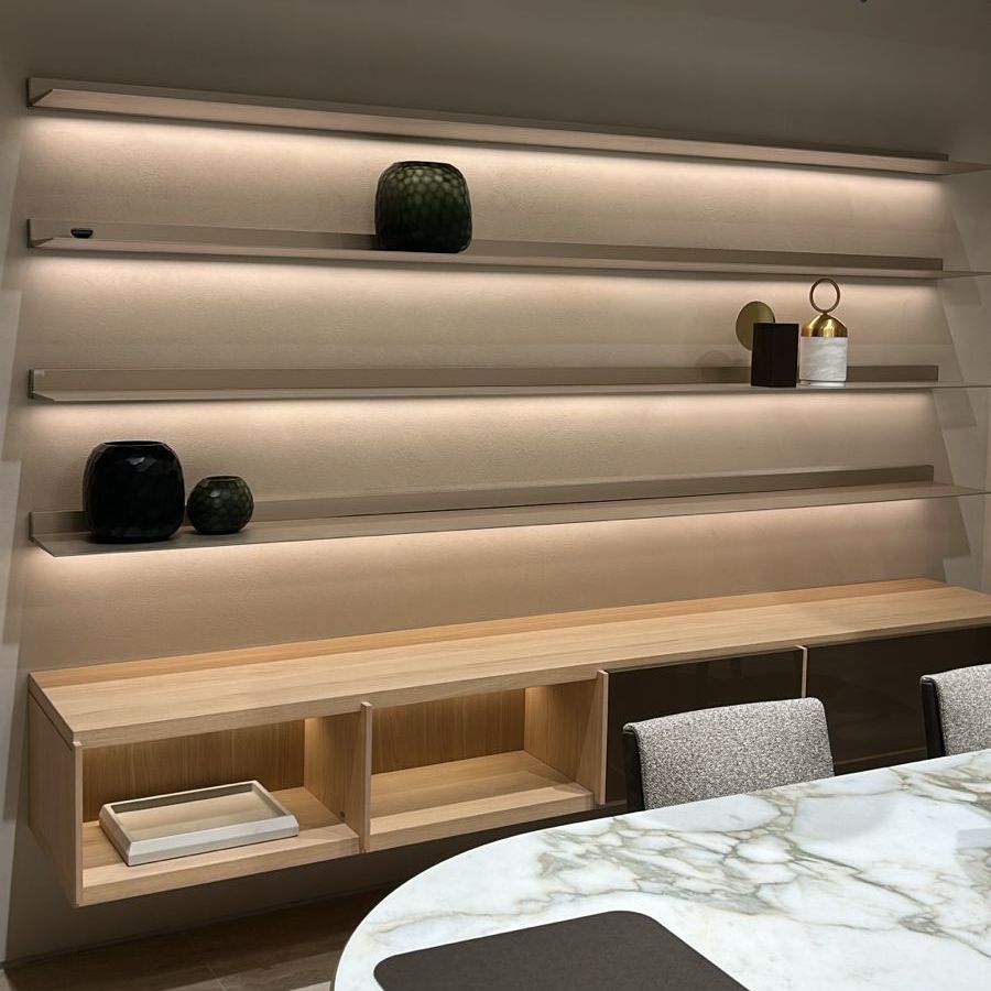 Molteni&C Полка с подсветкой Pass-Word Evolution от Molteni & C — в интерьере