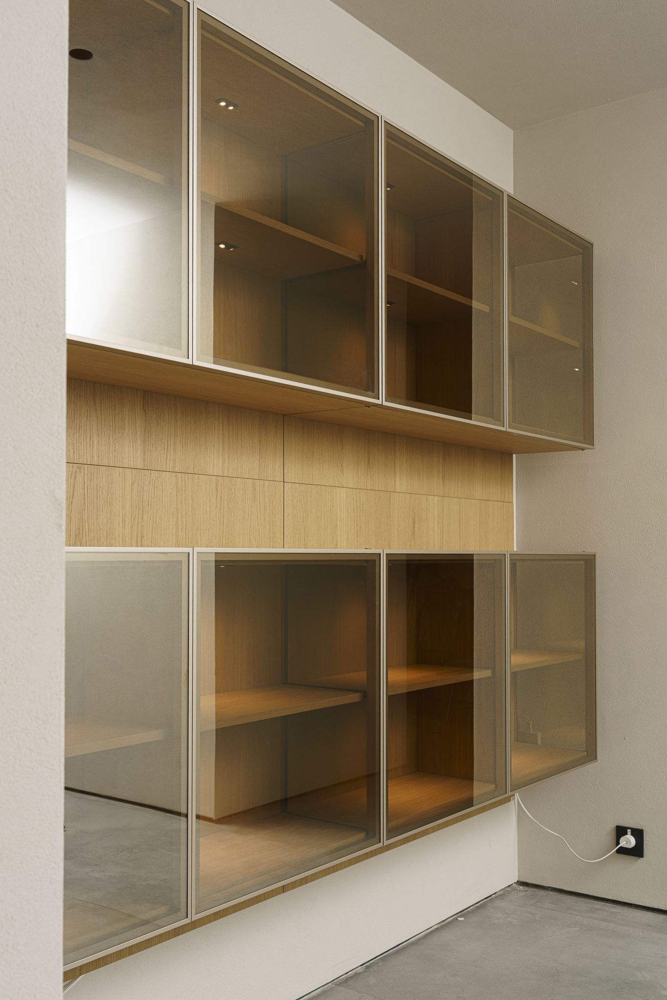 Molteni&C Композиция витрин Grid от Molteni & C — в интерьере