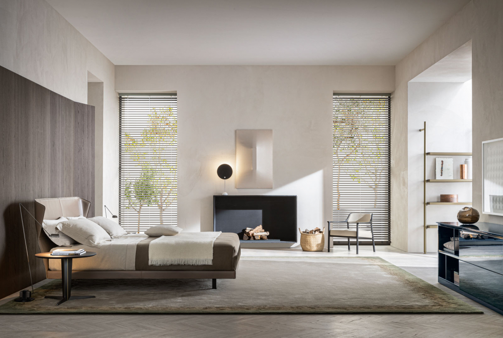 Molteni&C Плед Boucle Off White от Molteni & C — в интерьере
