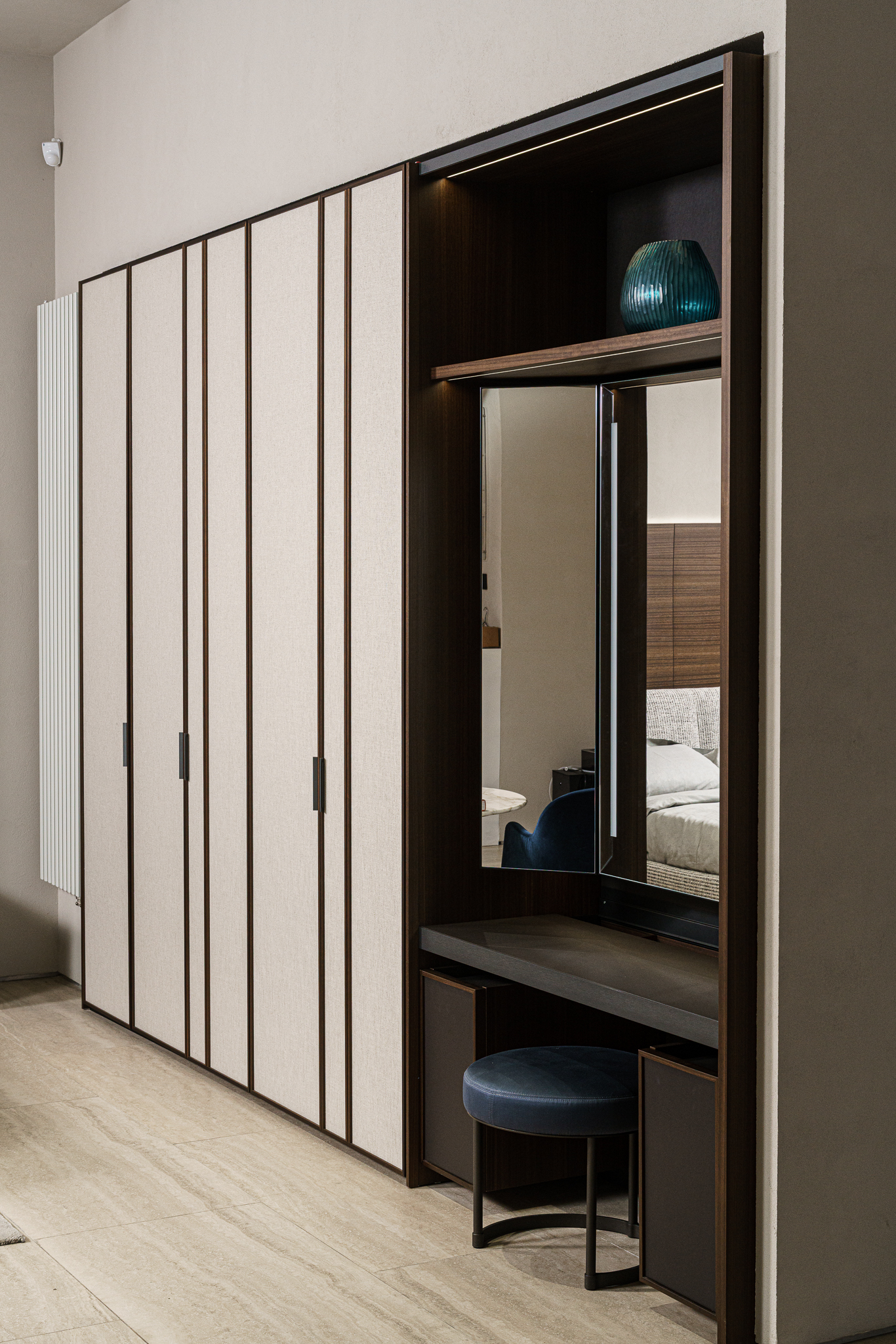 Molteni&C Шкаф с туалетным столиком Gliss Master Eucaliptus от Molteni & C — в интерьере