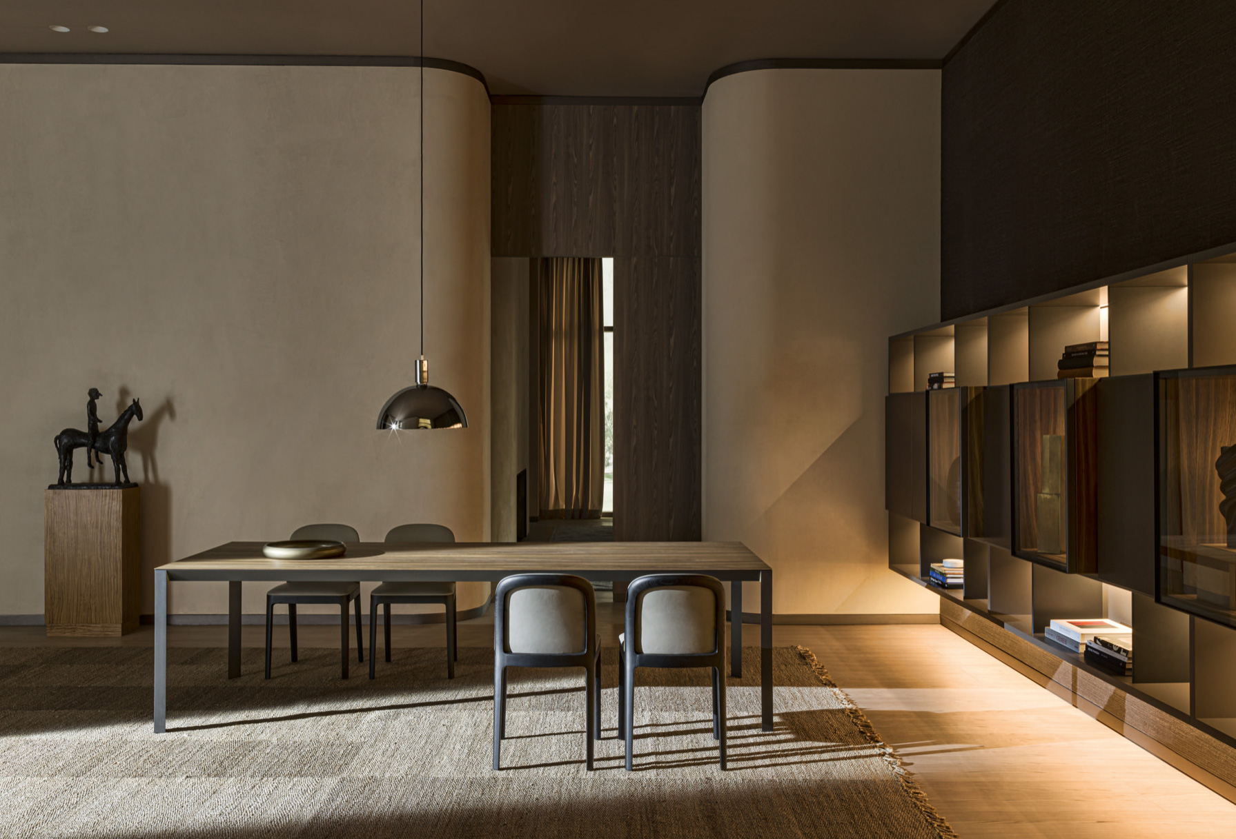 Molteni&C Стул Tea 160 Unique / black oak от Molteni & C — в интерьере